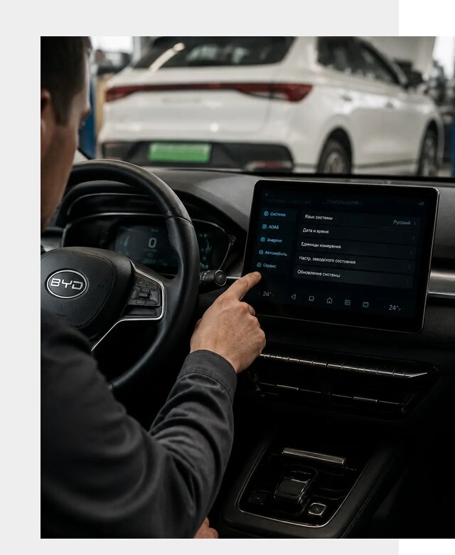 Русификация BYD E2 в Лесосибирске от 15518 р. | ФастМобиль-Лсс под ключ
